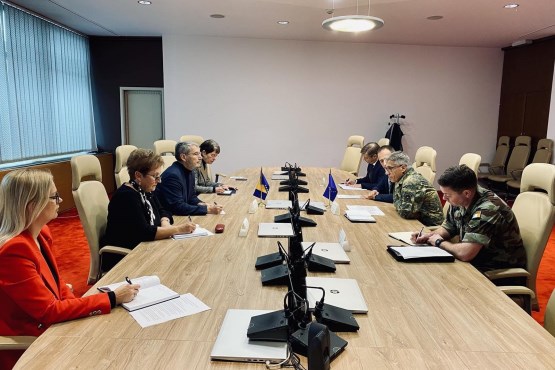 Članovi rukovodstva Zajedničke komisije za odbranu i sigurnost BiH razgovarali sa komandantom EUFOR-a 